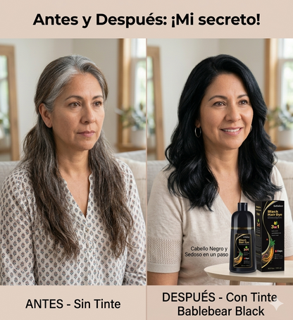 SHAMPOO TINTE 3 EN 1 UNISEX CUBRE CANAS