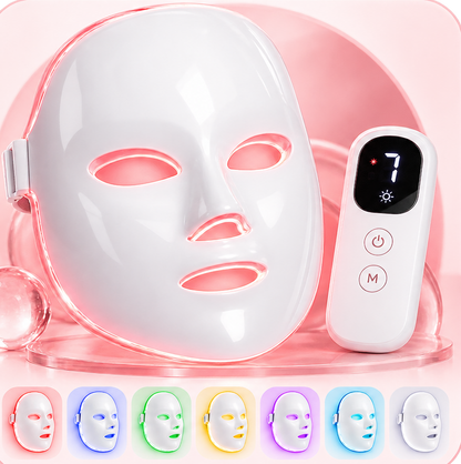 Mascara Facial Led Luz De 7 Colores Spa