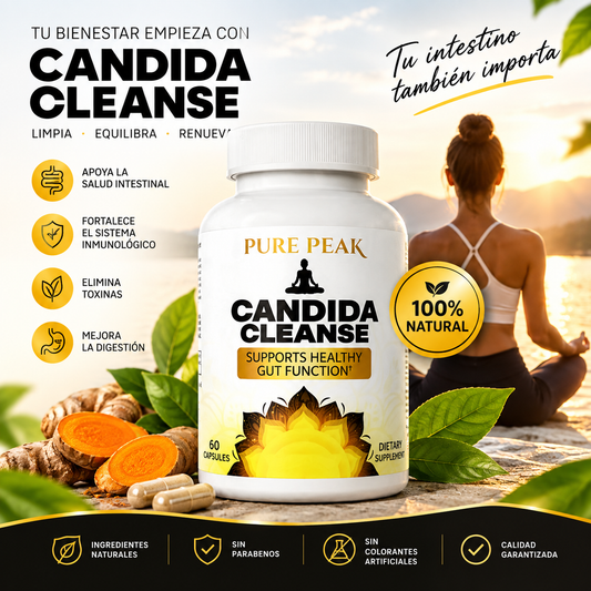 Candida Fórmula Estadounidense Adiós Hinchazón y Antojos por Dulce en 30 Días